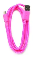 Data Cord Cable Ancus USB to Micro USB Pink 1m