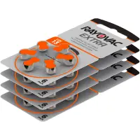 Hearing Aid Batteries Rayovac 13 Extra Advanced 1.45V Pcs. 6