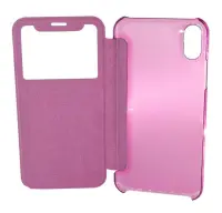 Book Case Ancus S-View Elegance for Apple iPhone X / XS Fuchsia