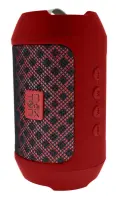 Wireless Speaker Bluetooth Maxton Masaya MX116 3W RMS Red with Built-in Microphone Audio-in MicroSD and FM Radio