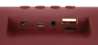Wireless Speaker Bluetooth Maxton Masaya MX116 3W RMS Red with Built-in Microphone Audio-in MicroSD and FM Radio