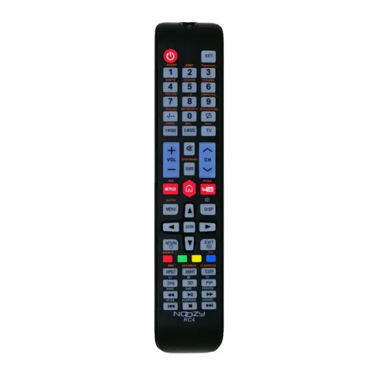 Remote Control Noozy RC4 for TV with Easy Set Up. Compatible with Smart TVs