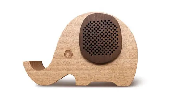 Wireless Speaker Bluetooth Maxton MX30 3W RMS Brown with Stand, Audio-in