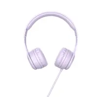 Headphone Stereo Hoco W21 Graceful Charm 3.5mm with Microphone Purple