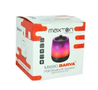 Wireless Speaker Bluetooth Maxton Barva MX680 3W RMS with Built-in Microphone MicroSD AUX-In 3.5mm Jack and 5 lighting modes