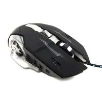 Wired Mouse Media-Tech COBRA PRO BORG MT1119 5 Buttons + Scrolling Wheel Suitable for Lefthanded People