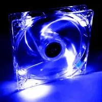 Case Fan Akyga AW-12A-BL 120mm Molex Transparent with Blue Light
