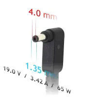 Laptop Power Supply Akyga AK-ND-55 19V / 3.42A 65W 4.0 x 1.35mm Compatible ASUS 1.2m