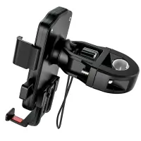 Bike Mount Hoco CA73 Flying for Smartphone 4,5"-7" Black-Red