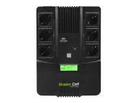UPS Green Cell UPS06 Micropower AiO 600VA LCD 12V 7Ah  360W 6x Schuko  270 x 190 x 90 mm