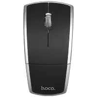 Wireless Mouse Hoco DI03 1200 DPI 2.4G 3 Buttons Foldable. Black-Silver