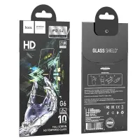 Tempered Glass Hoco G6 Instant Full Screen High-Definition HD 2.5D for Apple iPhone 12 Mini Black 10 Pcs Set