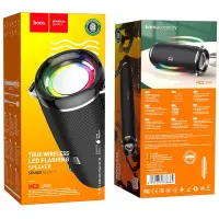 Wireless Speaker Hoco HC2 Xpress TWS Black V5.0 2x5W 2400mAh IPX5 Built-in Microphone FM USB AUX Port Micro SD and LED Light