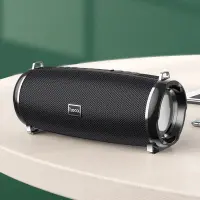 Wireless Speaker Hoco HC2 Xpress TWS Black V5.0 2x5W 2400mAh IPX5 Built-in Microphone FM USB AUX Port Micro SD and LED Light
