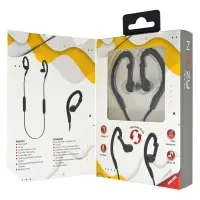 Bluetooth Hands Free Noozy BH41 Spor V.5.0 with Ergonomic Design Multi Pairing Black