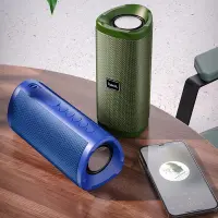 Wireless Speaker Hoco HC4 Bella TWS Blue V5.0 2x5W IPX4 Built-in Microphone FM USB & AUX Port Micro SD