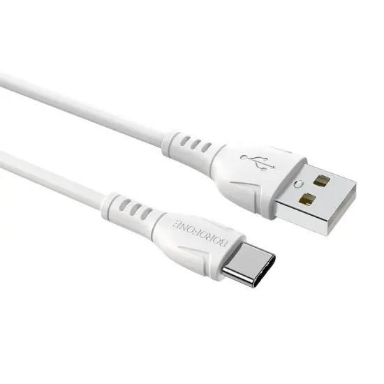 Data Cable Borofone BX51 Triumph USB to USB-C 3A White 1m