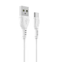 Data Cable Borofone BX51 Triumph USB to USB-C 3A White 1m
