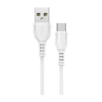Data Cable Borofone BX51 Triumph USB to USB-C 3A White 1m