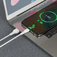 Data Cable Borofone BX51 Triumph USB to USB-C 3A White 1m