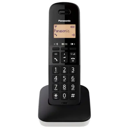 Refurbished Dect/Gap Panasonic KX-TGB610GRW Black-White with Alarm Function
