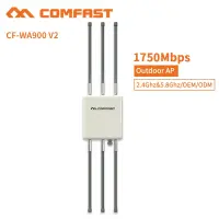 Wireless Router Comfast CF-WA900-V2 IP67 Outdoor 1750Mbps 2.4G&5.8G White