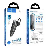 Wireless Hands Free Hoco E60  Brightness Business V.5.0 Black with Control Button and 10 Hours Talk Time