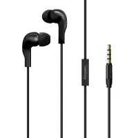 Hands Free Energizer CIA5 Stereo 3.5mm Black with Micrphone and Operation Control Button 1.1m