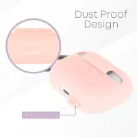 Silicone Case Goospery for Airpods Pro Pink with Hook