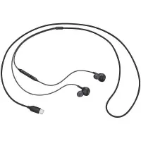 Hands Free Stereo Samsung Earphones EO-IC100BB Type-C Blackwith Microphone and 1.2m Power Button