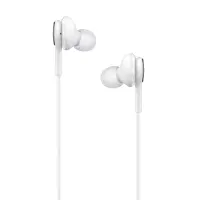 Hands Free Stereo Samsung Earphones EO-IC100BW Type-C White with Microphone and 1.2m Power Button