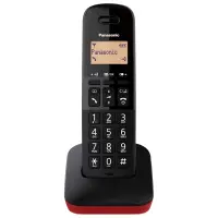 Dect/Gap Panasonic KX-TGB610GRR Black-Red with Call Block Button Damaged Box