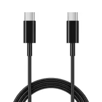 Data Cable Ancus Flow E44 USB-C σε USB-C 2.0A 480Mbps Data Transfer Black 1m