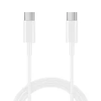 Data Cable Ancus Flow E44 USB-C σε USB-C 2.0A 480Mbps Data Transfer White 1m