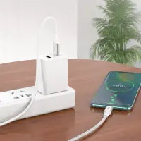 Data Cable Hoco Hoco X66 Howdy PD 60W USB-C σε USB-C 3.0A White 1m