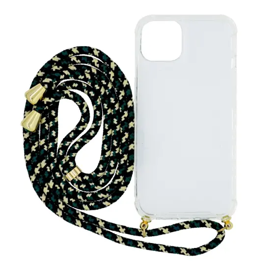 Case Goospery  Strap Case for Apple IPhone 12/12 Pro Green-Black