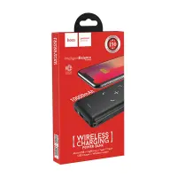 Power Bank Hoco J50 Surf 10000mAh with Wireless Charging and USB-A with Led Display Black