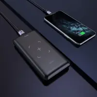 Power Bank Hoco J50 Surf 10000mAh with Wireless Charging and USB-A with Led Display Black