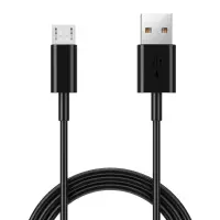 Data Cable Ancus Flow E44 USB to Micro-USB 2.0A 480Mbps Data Transfer Black 1m