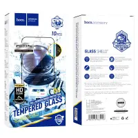 Tempered Glass Hoco G8 3D Full Screen Fine Edge Anti-Fall for Apple iPhone 13 mini Black Set 10 pcs.