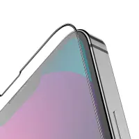 Tempered Glass Hoco G8 3D Full Screen Fine Edge Anti-Fall for Apple iPhone 13 Pro Max/ iPhone 14 Plus  Black Set 10 pcs.