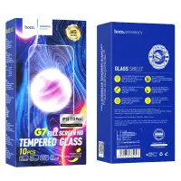 Tempered Glass Hoco G7  Full Screen HD for Apple iPhone 13 / iPhone 13 Pro Black Set 10 pcs.