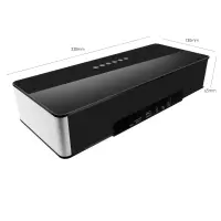 Portable Bluetooth Speaker Musky DY19 2x10W + 2x6W Bluetooth V4.2 + EDR Clock, Alarm Clock, Aux, Micro SD, Radio and Led Display