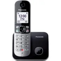 Refurbished Dect/Gap Panasonic KX-TG6851GRB  with Large White and Speaker Phone Black
