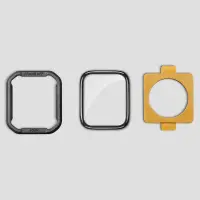 Tempered Glass Hoco A29 0.33mm 9H 3D Hot bending 40mm for iWatch Series4/5/6/SE Black