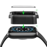 Tempered Glass Hoco A29 0.33mm 9H 3D Hot bending 40mm for iWatch Series4/5/6/SE Black