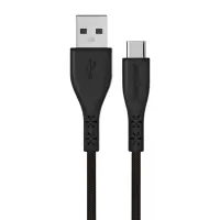 Energizer Lifetime Warranty connection cable USB-A in USB-C 2.0A Black 1.2m