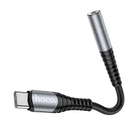 Hoco LS33 USB-C Adapter in 3.5mm Female Metallic Gray