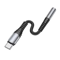 Hoco LS33 USB-C Adapter in 3.5mm Female Metallic Gray