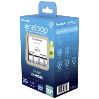 Battery Charger Panasonic Eneloop BQ-CC51  for AA/AAA with 4 AA batteries 2000mAh BK-3MCDE
